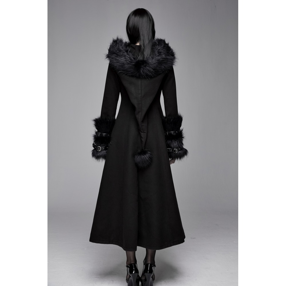 Devil Fashion - Foxtale Winter coat - Black